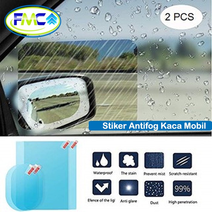 Antifog Kaca Mobil Besar Stiker Antifog Spion Mobil Motor Anti Fog Kaca Helm Helmet Anti Embun Anti Basah Super Bening Clear