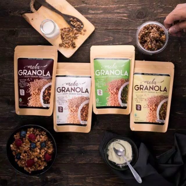 

Mola Granola Cemilan Sehat dan Enak / Menu Sarapan Sehat Untuk Diet