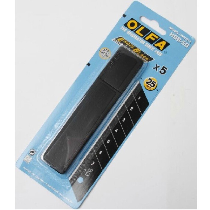 

Buruan Refill Blade Olfa Hbb-5B 25 Mm Spare Blade (5 Pcs) Bagus