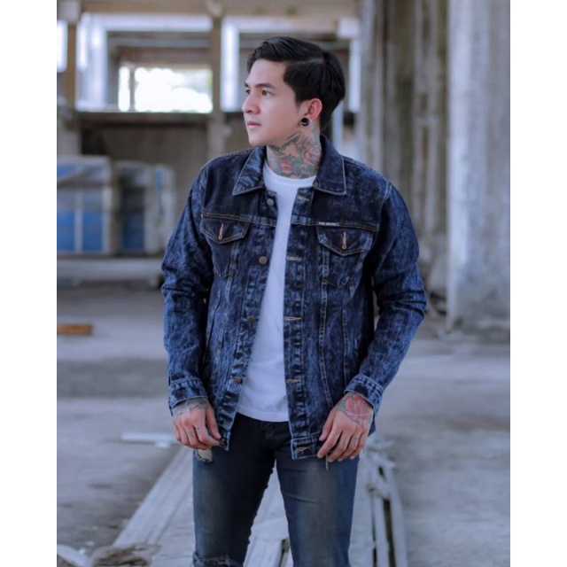 jaket jeans original the bojiel-jaket woshing