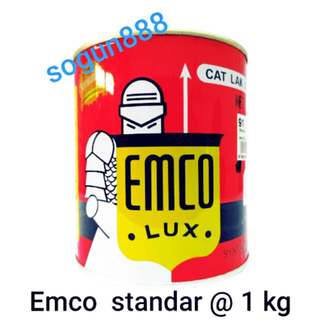 Emco cat kayu dan besi 1 kg warna standar. Cat minyak Emco.