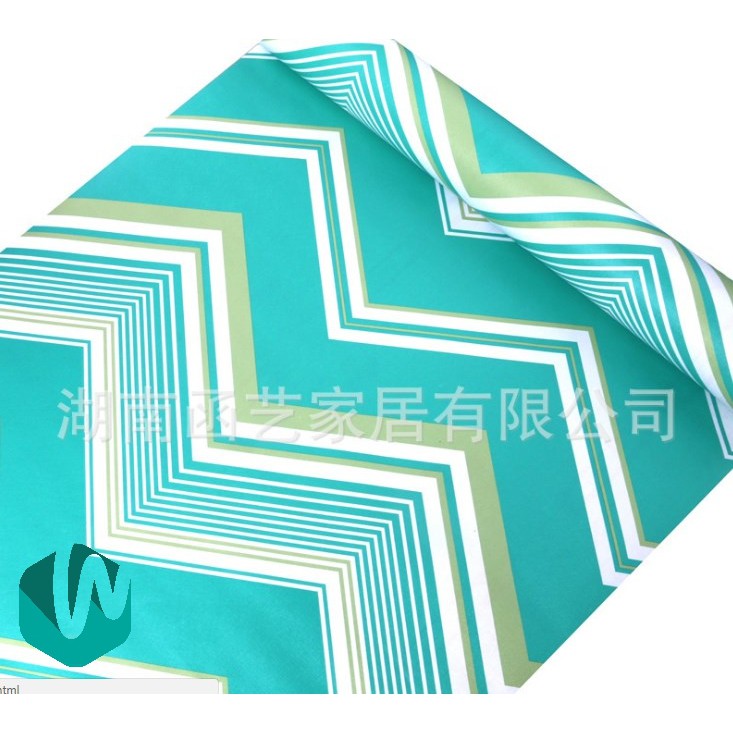 WALLPAPER ZIGZAG BIRU uk 45 CM X 9 METER