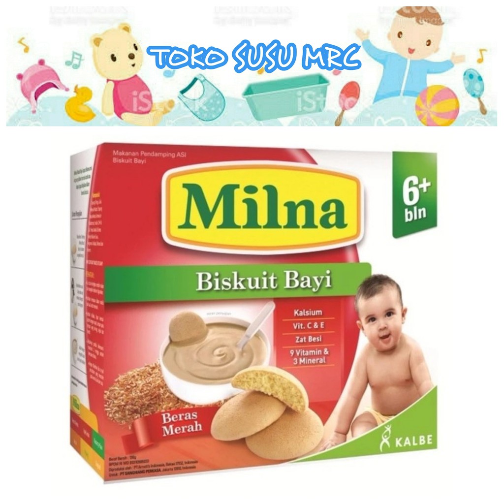 Milna Biskuit Bayi Beras Merah 130g Indonesia