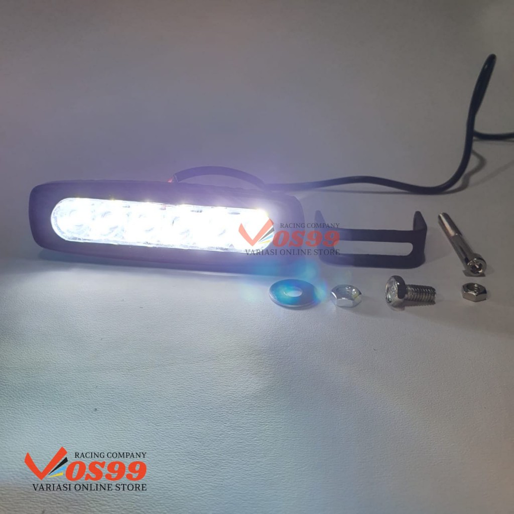 LAMPU TEMBAK SOROT LED BAR CREE CWL 6 MATA MINI - FLASH 4301 UNIVERSAL