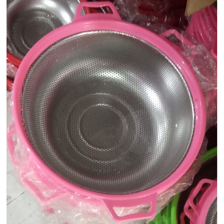 saringan baskom tirisan stainless steel