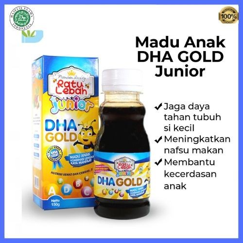 Madu Anak Ratu Lebah Junior DHA GOLD 150g