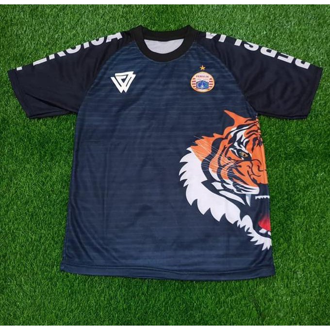 BI9 SALE JERSEY PERSIJA TRAINING TIGER ROAR HITAM LIGA 1 GRADE ORI SDWD