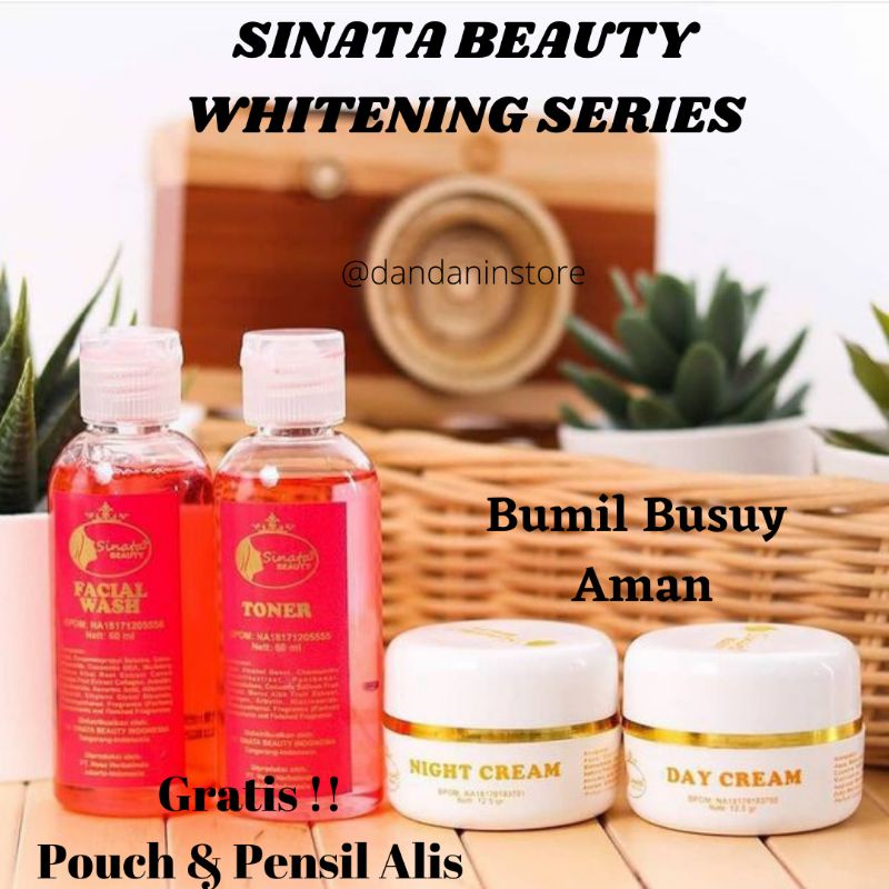 skincare sinata beauty skin care bumil busuy cream krim paket pemutih perawatan wajah glowing cepat