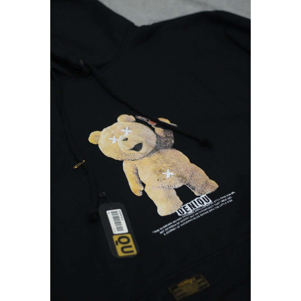 Hoodie oversize unisex original OENIQU motif BEAR