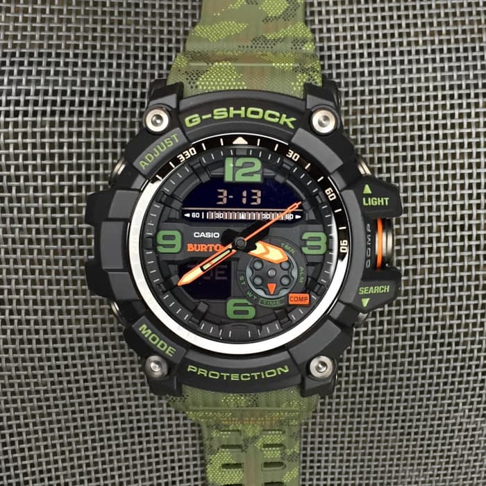Jam Tangan Pria Casio G-Shock GG-1000 BTN X Burton Green Original BM