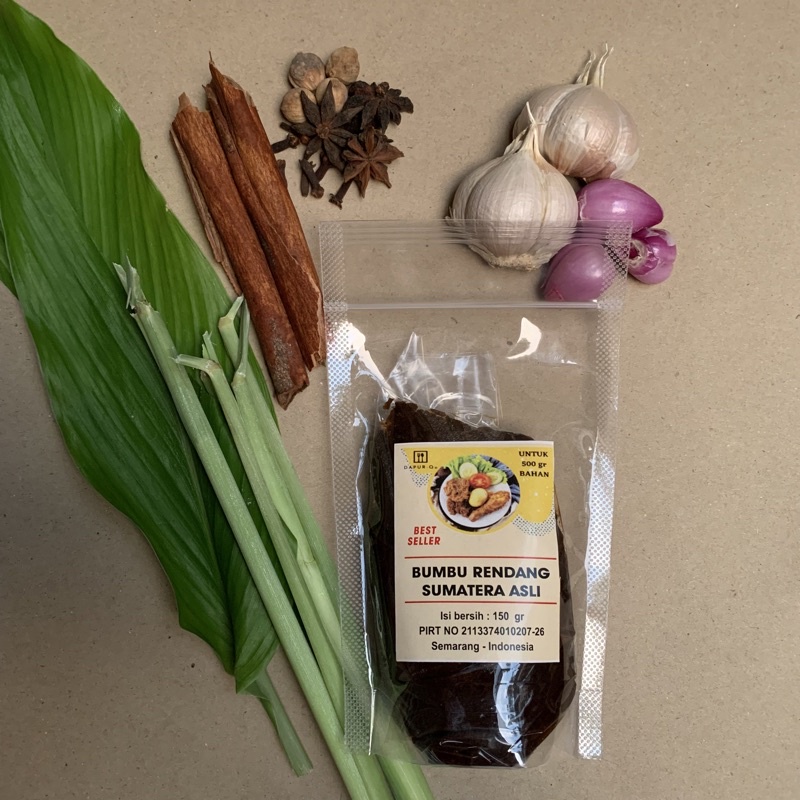 

Bumbu rendang kemasan plastik