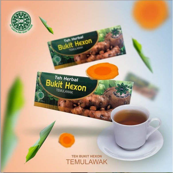 TEH HERBAL BUKIT HEXON RAMUAN PAK OLES 100% ASLI BALI 2gr X 25bags