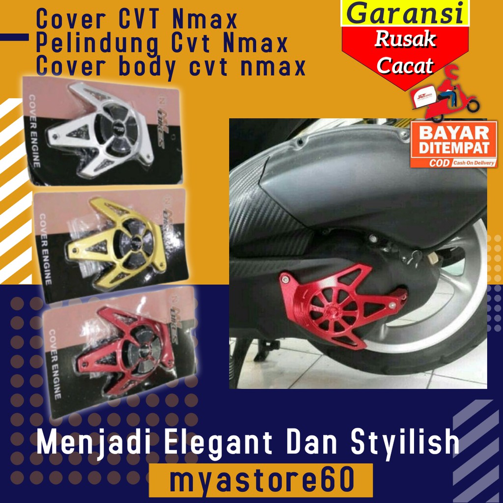 Cover Tutup CVT Nmax Pelindung Cvt Nmax Cover body cvt nmax