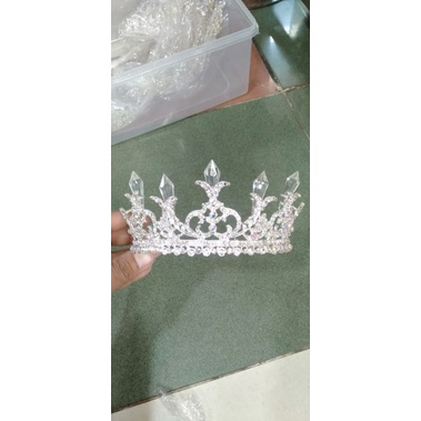 Mahkota  Bridal Crown Princess Mahkota Pengantin Rhinestone Aksesoris Rambut dan Pengantin