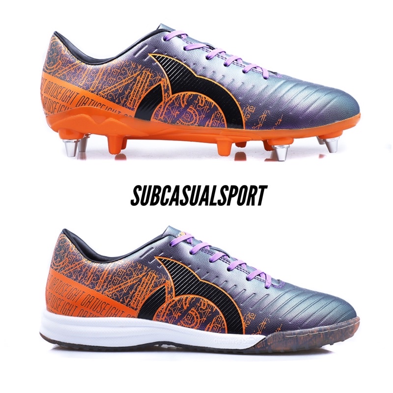 Sepatu Bola dan Sepatu Futsal Ortuseight Catalyst Chyper FG / IN - Aurora Ortrange Black