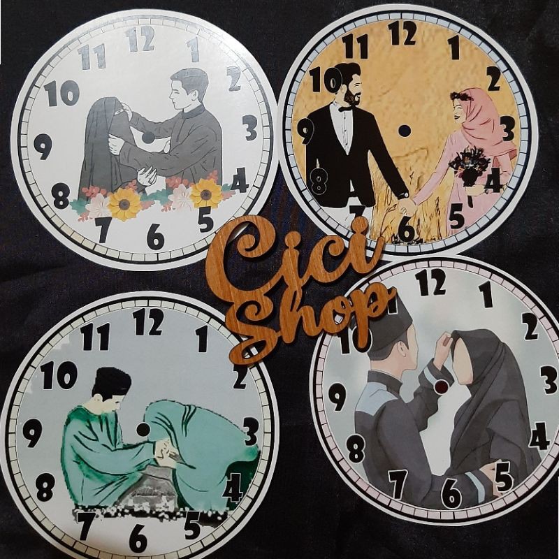 10cm latar jam mahar/background jam mahar/latar jam untuk mahar