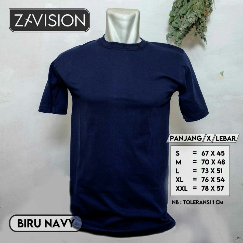 KAOS POLOS COTTON COMBED 30s PREMIUM NAVY #kaospolos #combedpremium