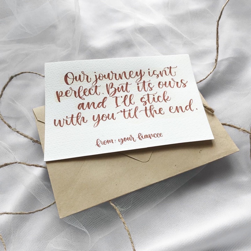 

Custom Lettering Vintage Envelope