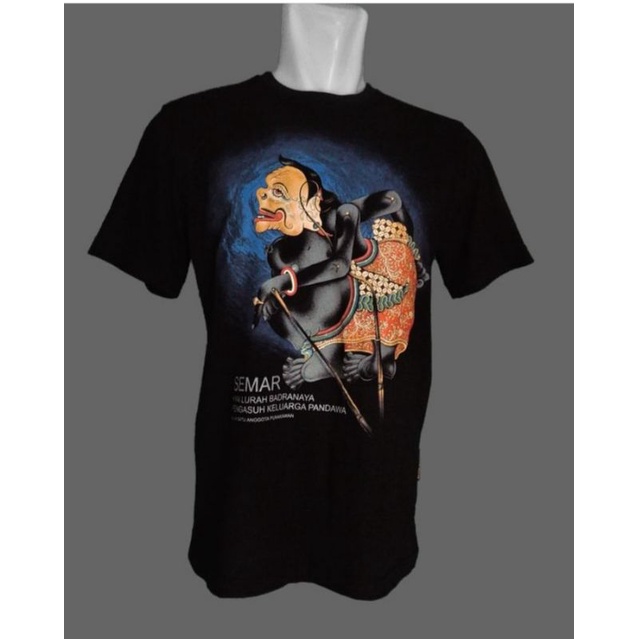 KAOS WAYANG/BLACK SEMAR/KAOS SEMAR/KAOS 3D/KAOS DISTRO/KAOS KIRANGAN