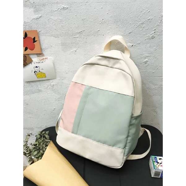 Tas Sekolah Aesthetic Korean Style Ransel Tas aesthetic Ransel Wanita Murah Tas Sekolah  Ransel Backpack Original Aesthetic