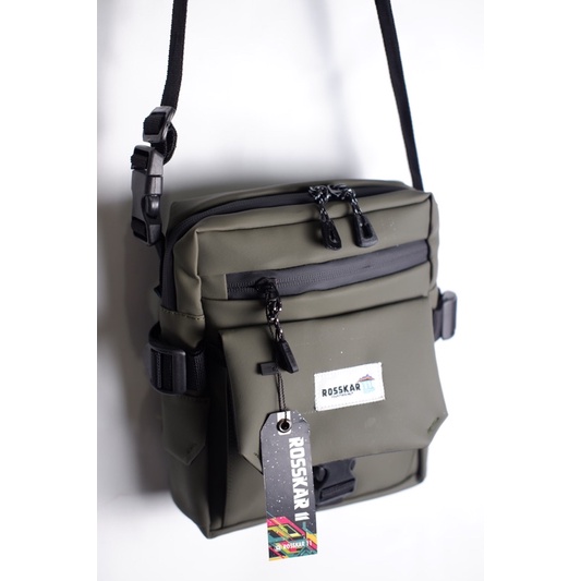 VALUE PACK Rosskar11 I Slim Bag I Tas Selempang Pria Anti Air