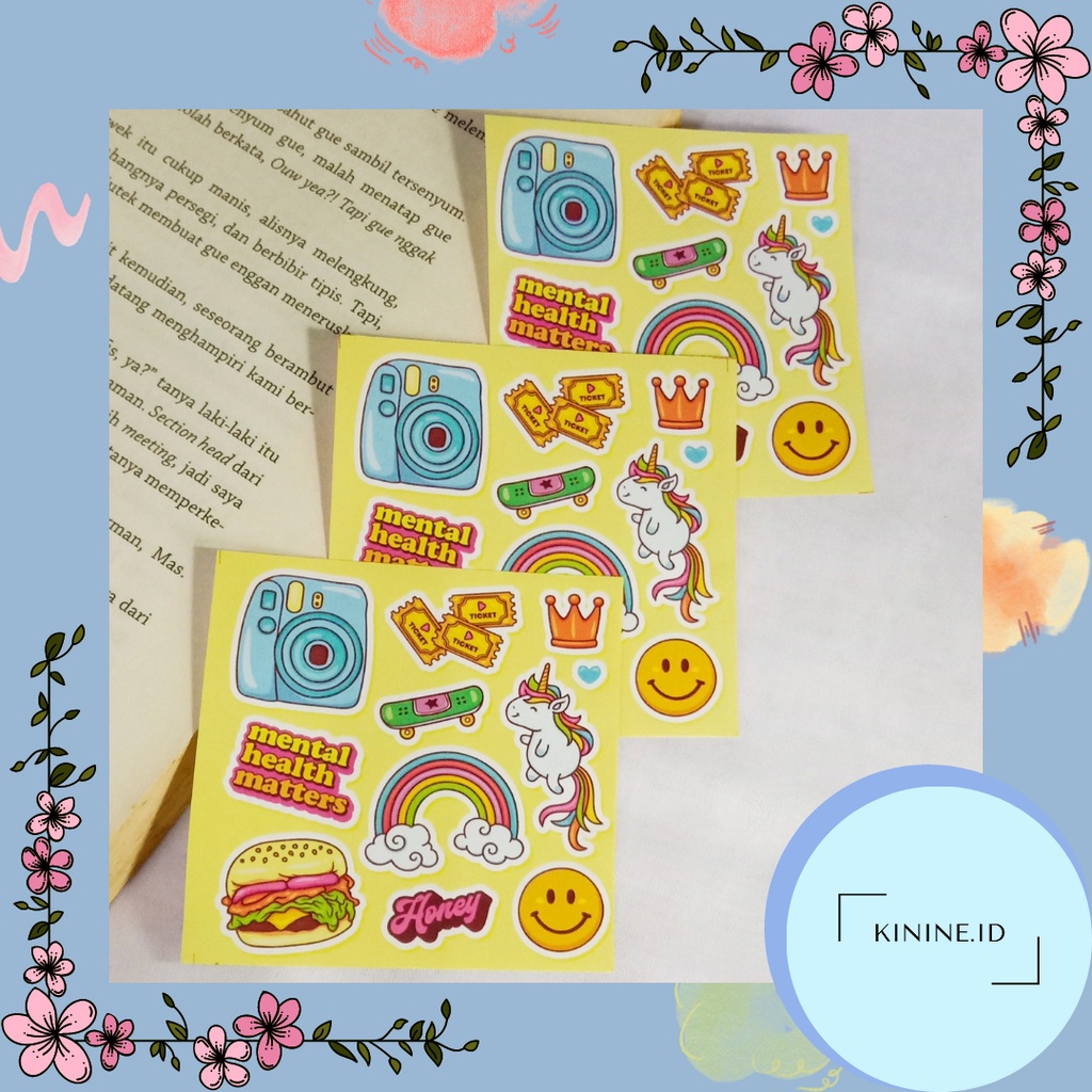 

Sticker Doodle Set Aesthetic Cute | Stiker Bujo Tumblr Deco