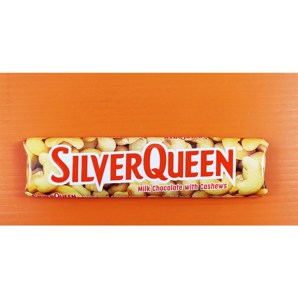 

COKLAT / CHOCOLATE SILVER QUEEN CASHEW 28 GR