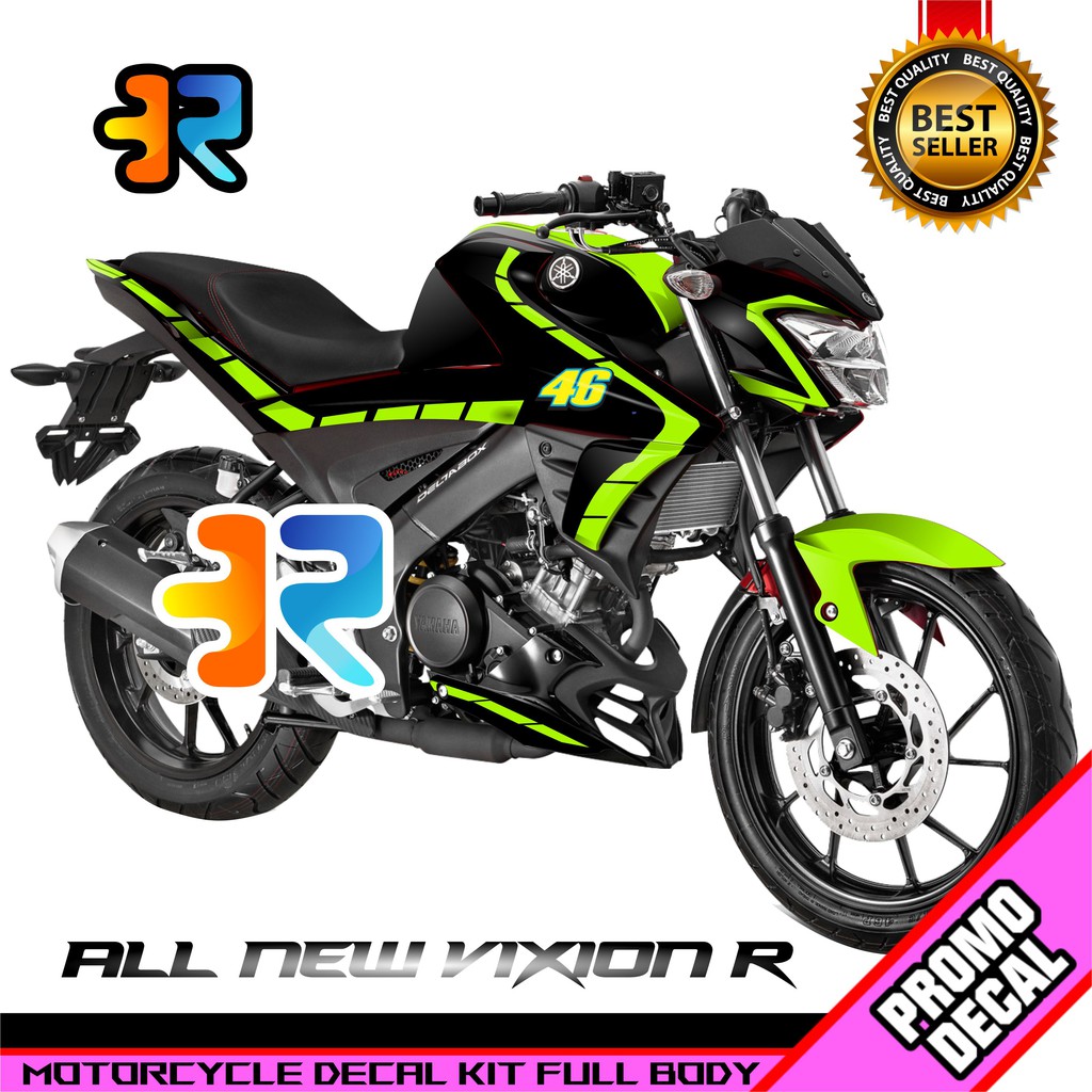 Decal Sticker Motor Vixion R Desain Line Sticker Decal Vixion All New Full Body