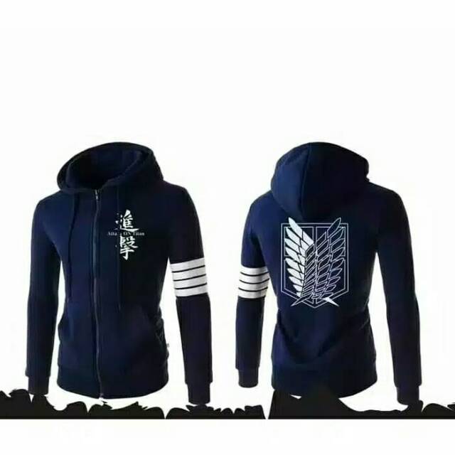 jaket anime attack on titan aot  snk 4 strip