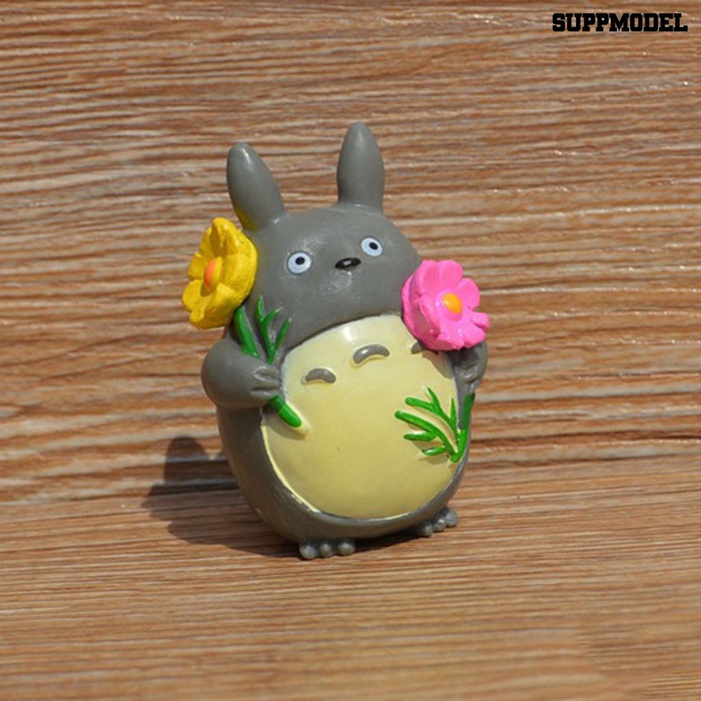 10pcs Mainan Boneka Kartun My Neighbor Totoro Untuk Dekorasi Interior Mobil