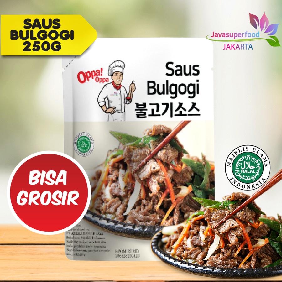 

[Halal] Saus bulgogi korea 250gr / Sauce bulgogi saus daging BBQ STEAK.