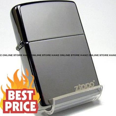 [SKU PRODUK : VESRP] Laris ZIPPO BLACK SILVER ICE - KOREK API ZIPPO HITAM SILVER KILAT Murah