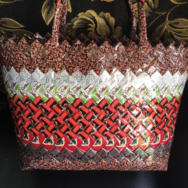 

Tas swalayan daur ulang handmade by PERTAMA