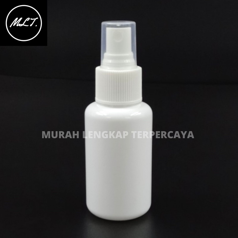 BOTOL TUBULAR 70 ML 60ML SPRAY PUTIH HITAM NATURAL / BOTOL SPRAY 60 ML 70ML TUBULAR PUTIH GLOSSY PET MENGKILAT SEMPROT SPRAYER