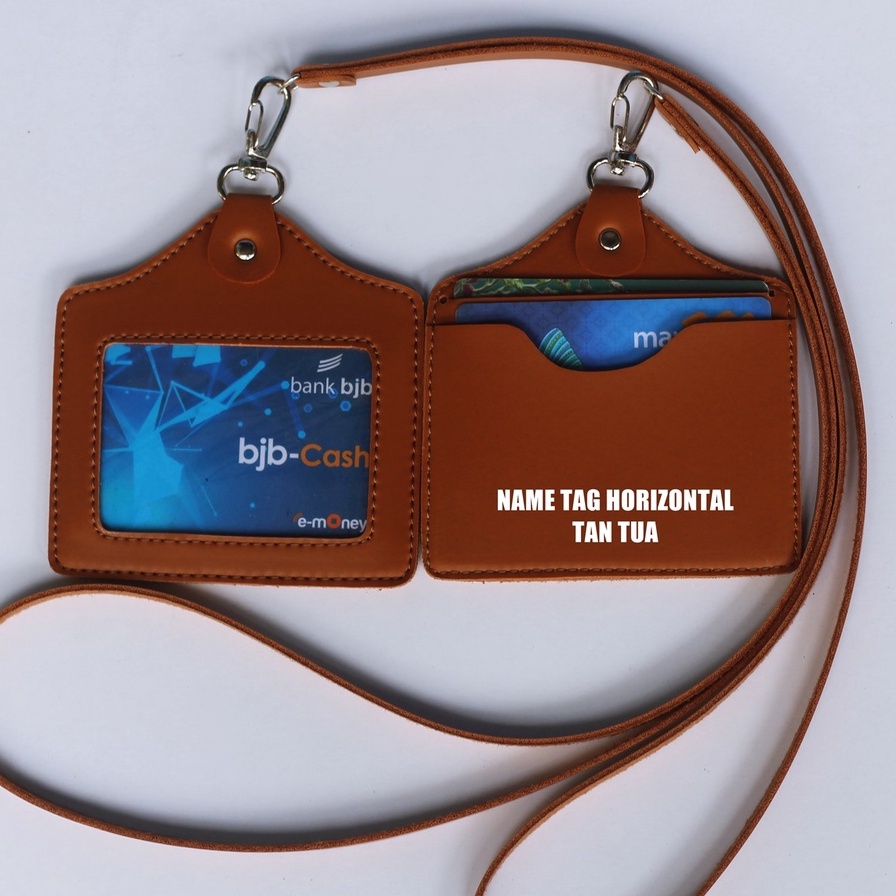 

NAME TAG KULIT, ID CARD HOLDER KULIT, NAME TAG ID CARD,ID CARD, NAME TAG HORIZONTAL RN21