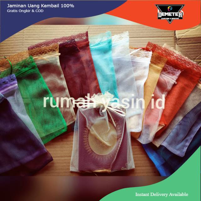 KANTONG BUKU YASIN TILE JARING TAS BUNGKUS YASIIN