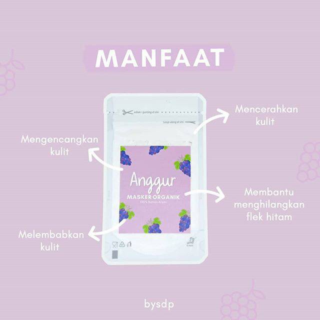 Masker Organik Bubuk Murah Cocok untuk Wanita Ukuran 15 Gram Part 2