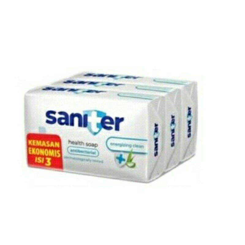 saniter bar soap sabun batang 105gr (isi 3)