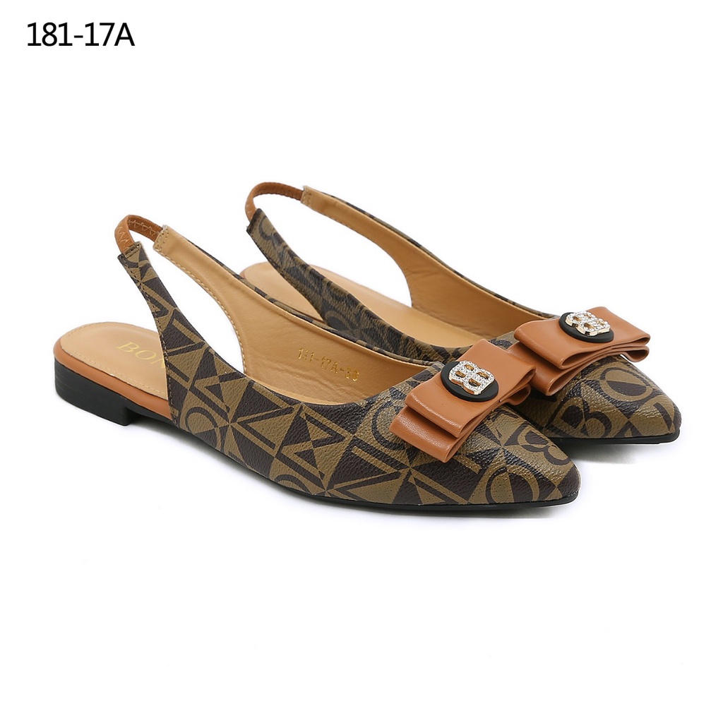 Bonia Monogram Flat Heel Shoes 181-17A