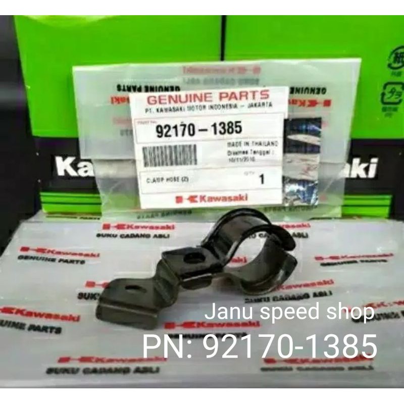 ORIGINAL klem selang rem depan ninja original kawasaki
