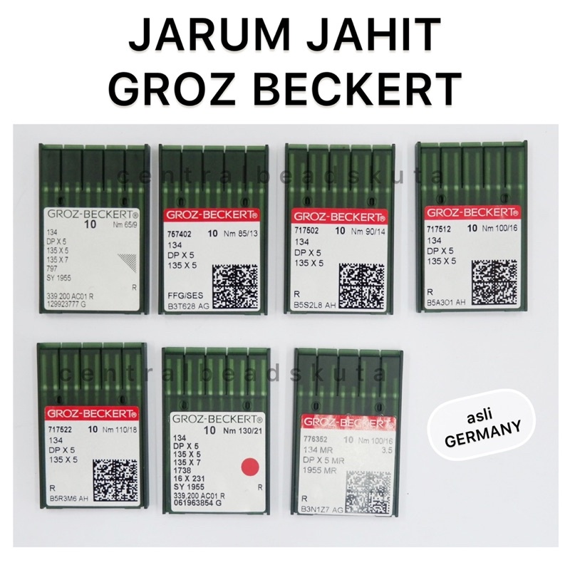 JARUM GROZ BECKERT DB x 1 / JARUM JAHIT / JARUM MESIN / SEWING NEEDLE