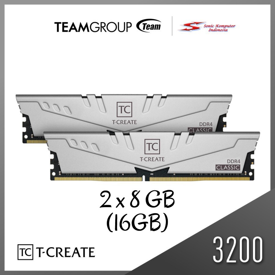 TEAM CREATE CLASSIC DDR4 16GB (8GBx2) PC 3200 Dual