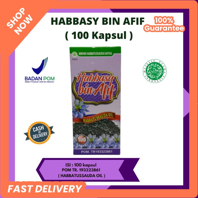 ¨QF¯ Minyak habbatusauda habasyi pondok herbal 100 kapsul