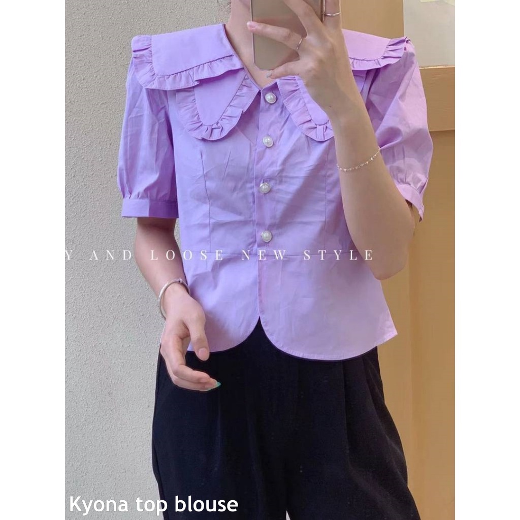 Kyona top blouse - Thejanclothes