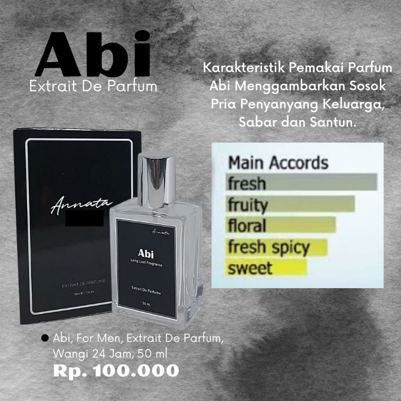 Abi AlFatih Adam Seri Men Parfum Annata Parfumah Halal ORI Awet Tahan Lama