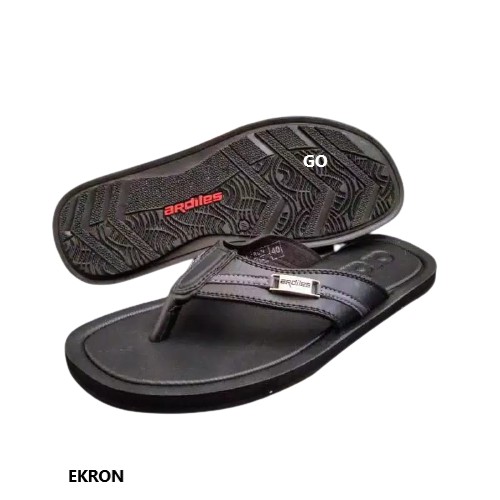 gos ARDILES EKRON Sandal Japit Pria Bahan Kulit Sandal Gunung Laki-Laki