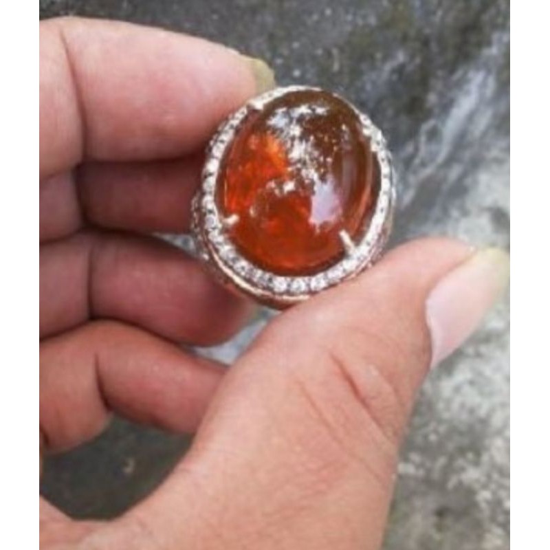 Natural Orange Super Fire Opal Wonogiri