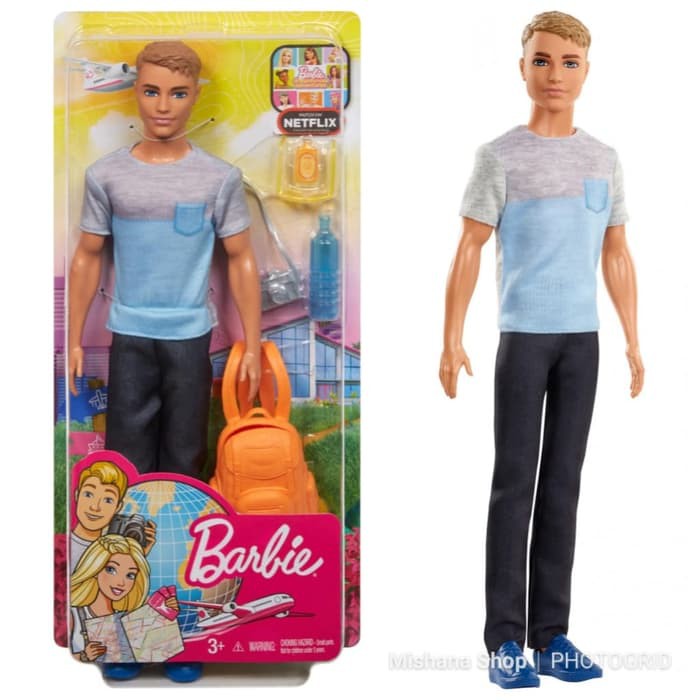 mattel barbie travel doll and accessories