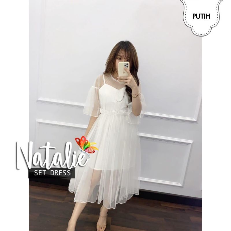 DRESS FASHION NATALIE, TILE FURING HYGET, DRESS MAXY