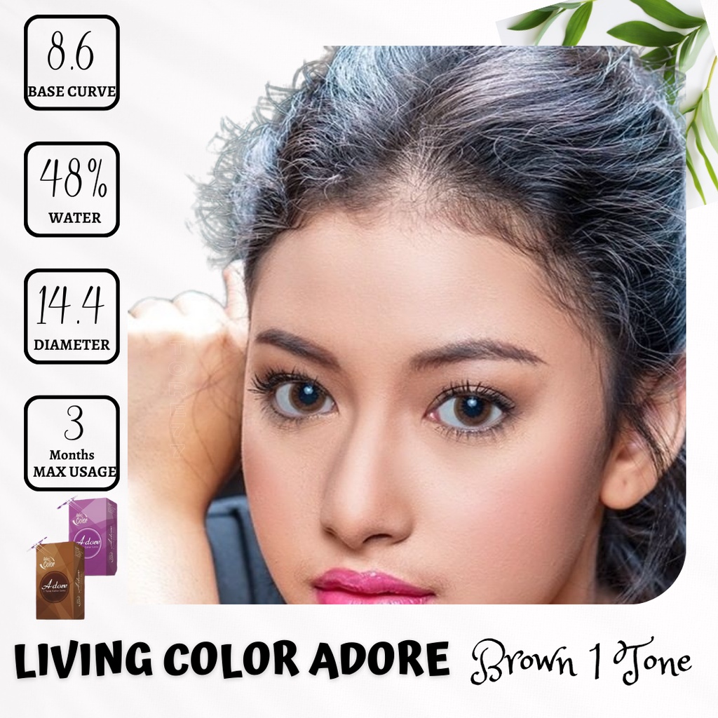 SOFTLENS LIVING COLOR - ADORE MINUS 0.50 SD 2.75